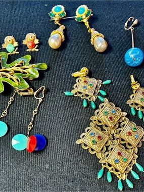 🌟🌈 Sarah Coventry “Colour Pop” Curated Vintage Glam Lot🌈🌟